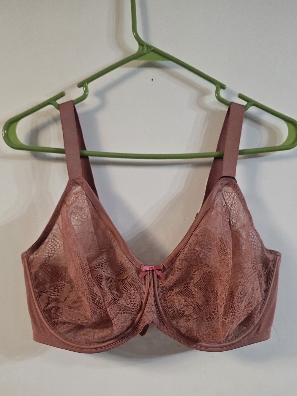 Understance Lace Underwire Bra in Dusty Rose - Women's Intimates Sz 40 I